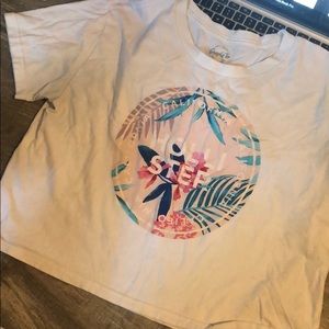 White graphic Hollister shirt